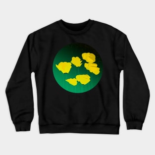 Yellow Flowers Crewneck Sweatshirt